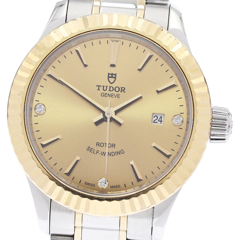 TUDOR 12113 Style Date 3P Diamond Automatic Ladies Watch with Warranty