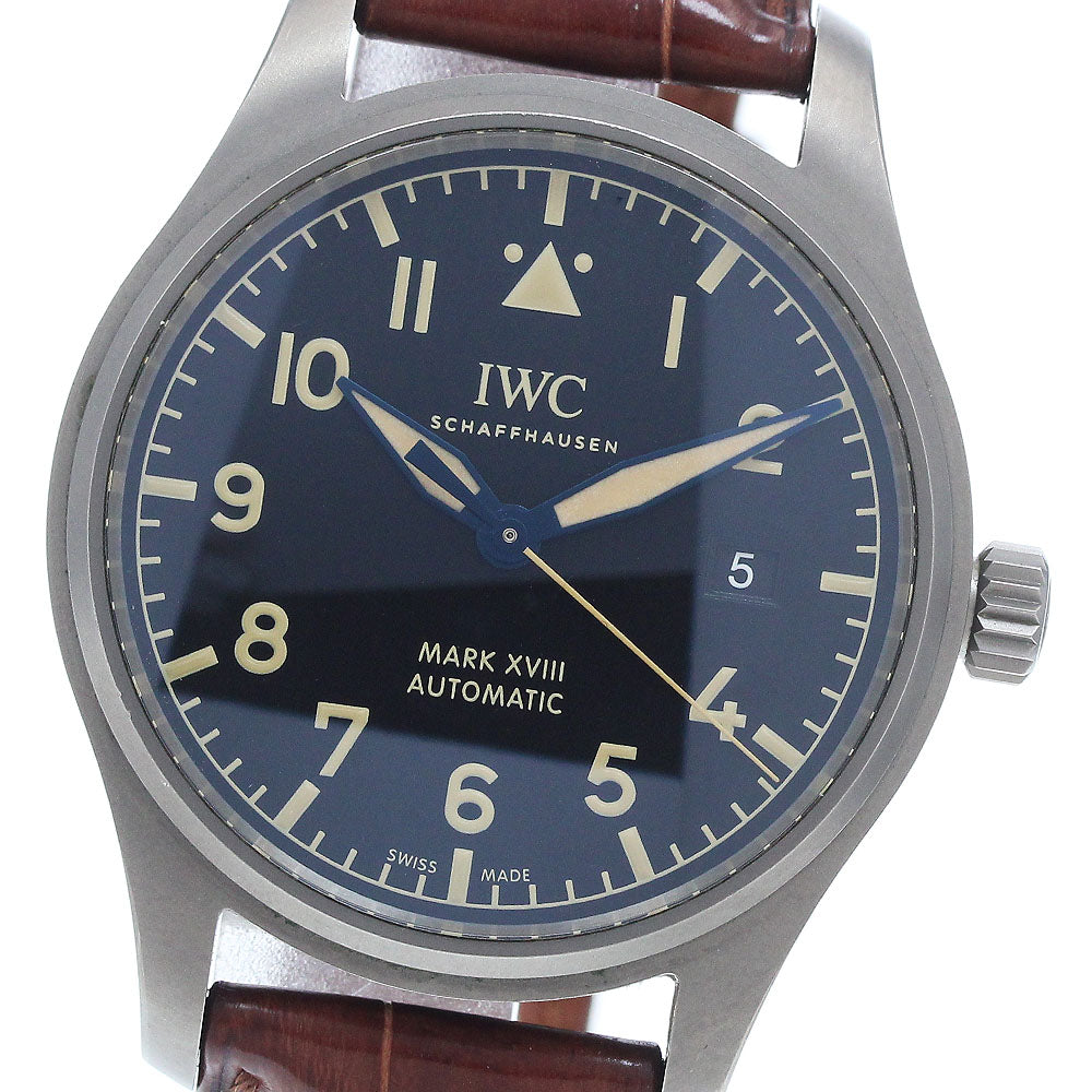 IWC SCHAFFHAUSEN IW327006 Pilot's Watch Mark XV2I Heritage Date Automatic Men's Watch with Warranty Card