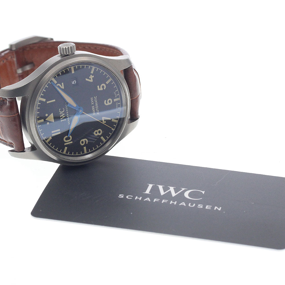 IWC SCHAFFHAUSEN IW327006 Pilot's Watch Mark XV2I Heritage Date Automatic Men's Watch with Warranty Card