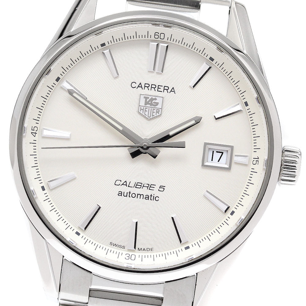 TAG Heuer WAR211B-4 Carrera Caliber 5 Date Automatic Men's Watch (Good Condition)