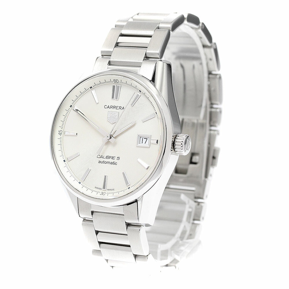 TAG Heuer WAR211B-4 Carrera Caliber 5 Date Automatic Men's Watch (Good Condition)