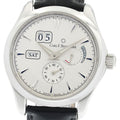 CARL F.BUCHERER 00.10912.08.13.01 Manero Day-Date Power Reserve Automatic Men's Watch (Good Condition)