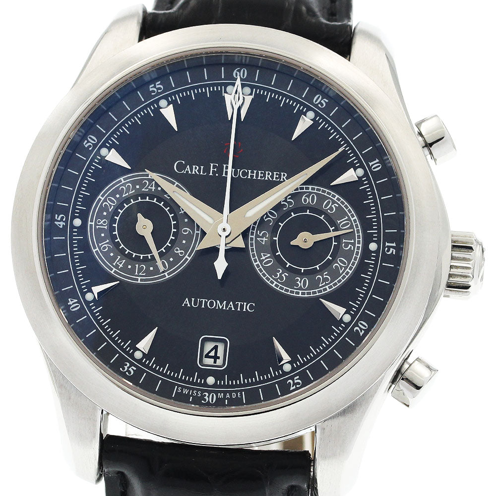 CARL F.BUCHERER 00.10910.08.33.01 Manero Central Chrono Date Automatic Men's Watch with Warranty