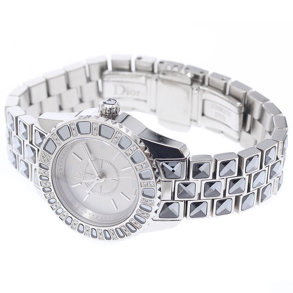 Christian Dior CD112115 Crystal Diamond Bezel Quartz Women's Watch