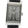 BVLGARI RT39S Rettangolo Black Diamond Quartz Women's Watch