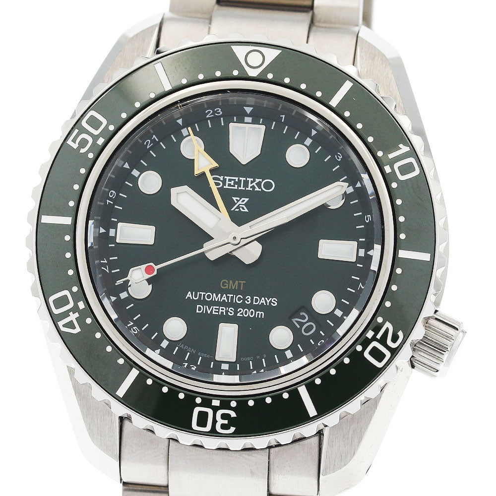 SEIKO SBEJ009/6R54-00D0 Prospex 1968 Mechanical Diver Scuba GMT Automatic Men's Watch Excellent Condition with Box and Warranty Card
