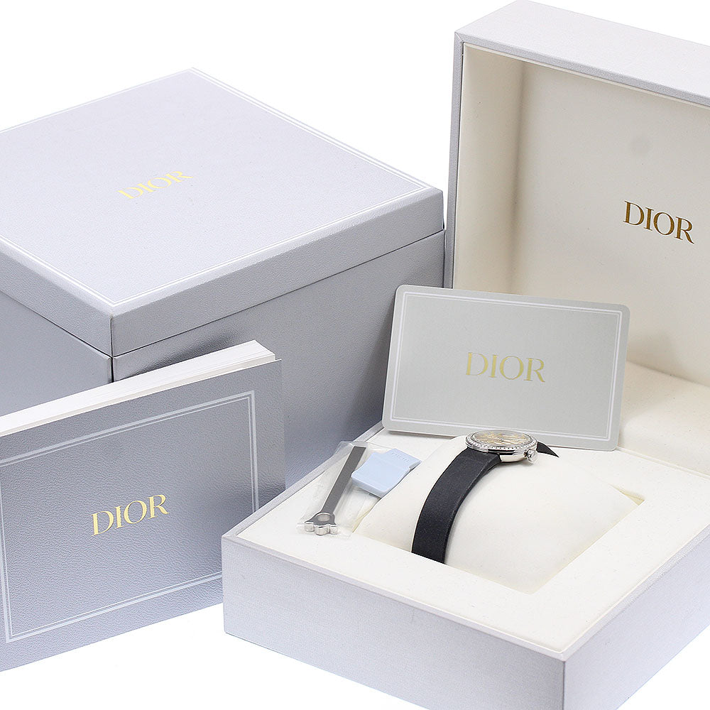 Dior CD04711X1001 La Die de Rose Celeste Diamond Bezel Quartz Women's Watch with Box and Warranty Card