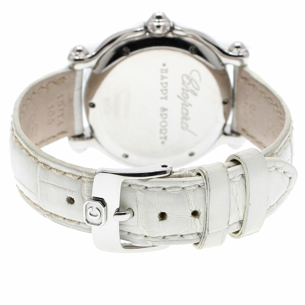 Chopard 27/8949 Happy Sport Snowflake Diamond Date Quartz Ladies Watch