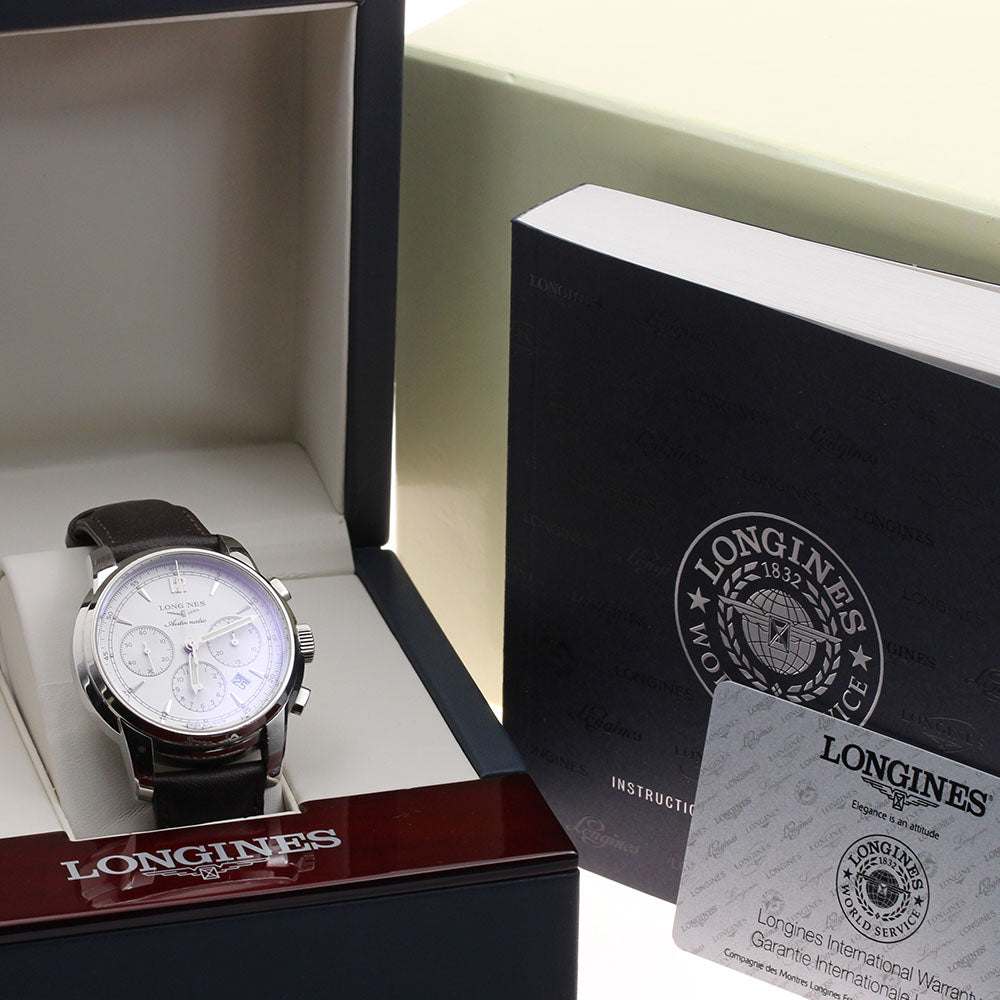 LONGINES L2.784.4 Saint-Imier Chronograph Automatic Men's Watch with Box and Warranty Card