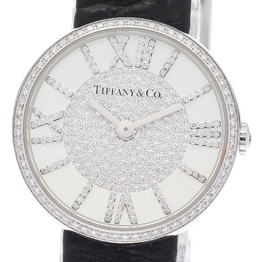TIFFANY&Co. Atlas 2-Hand Diamond Bezel Quartz Women's Watch