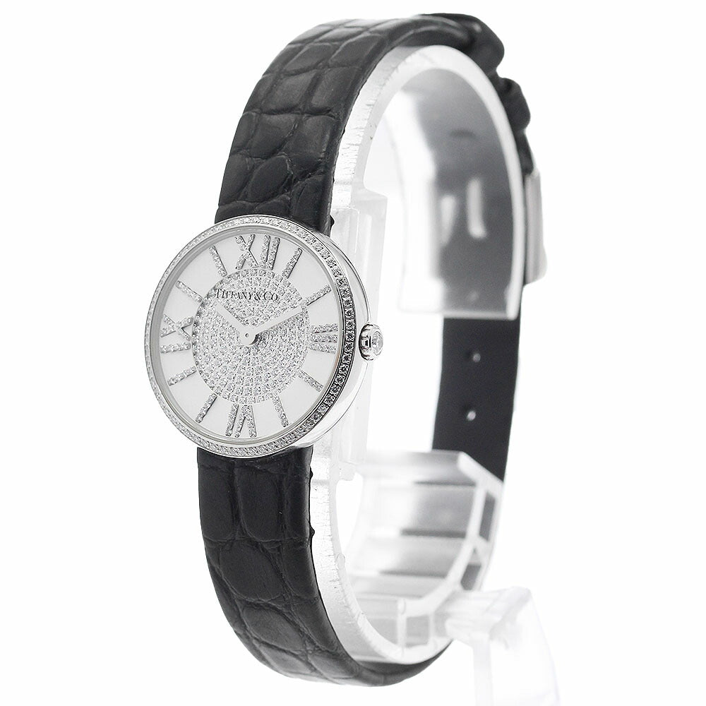 TIFFANY&Co. Atlas 2-Hand Diamond Bezel Quartz Women's Watch
