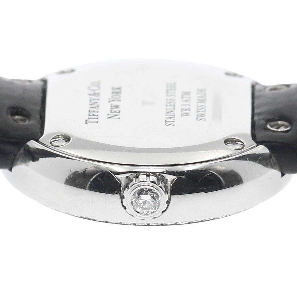 TIFFANY&Co. Atlas 2-Hand Diamond Bezel Quartz Women's Watch