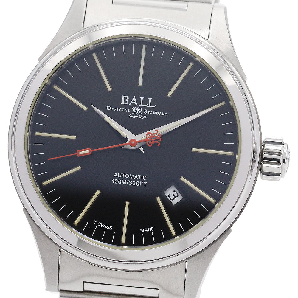 BALLWATCH NM2188C-S3-BK Fireman Date Automatic Men's Watch