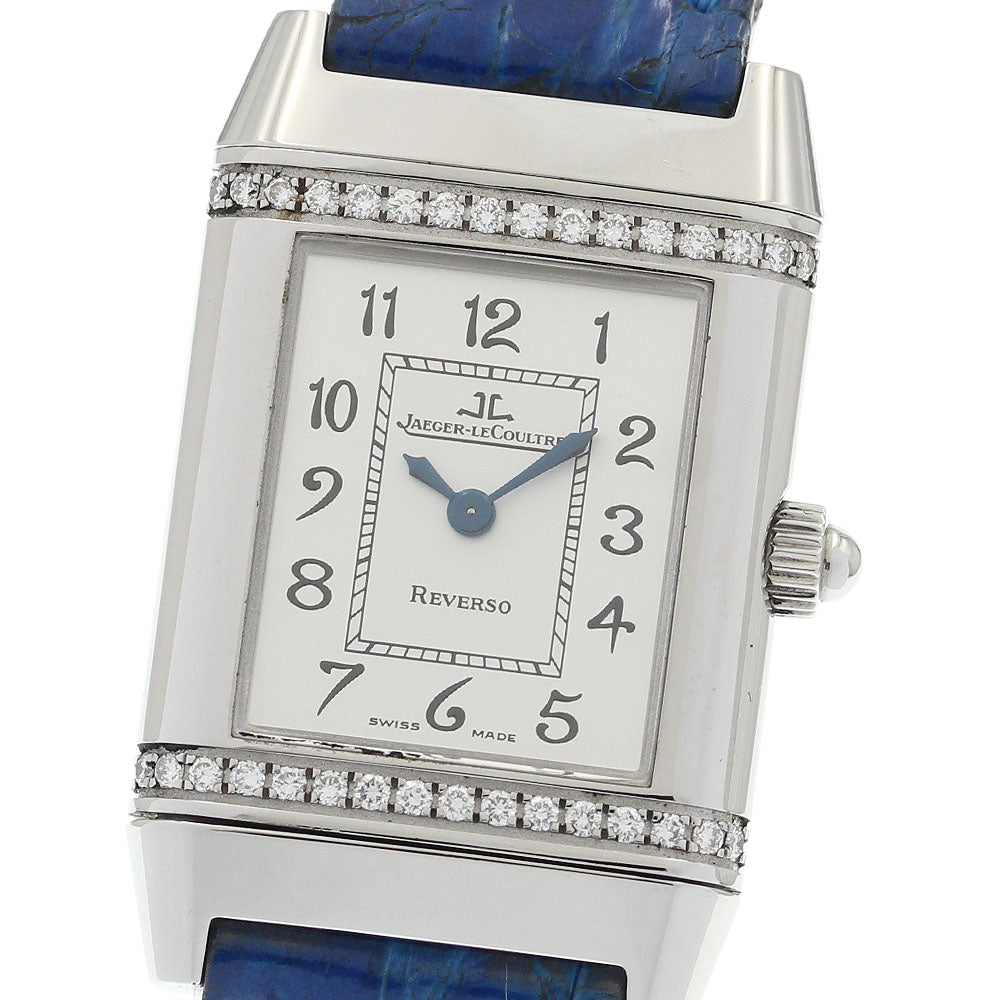 JAEGER-LECOULTRE 265.8.08 Reverso Diamond Bezel Quartz Ladies Watch