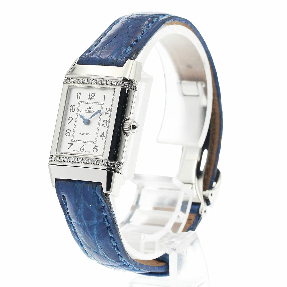 JAEGER-LECOULTRE 265.8.08 Reverso Diamond Bezel Quartz Ladies Watch