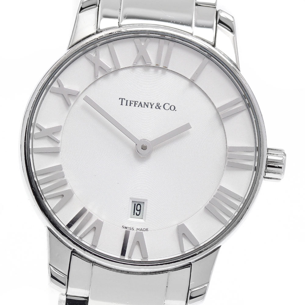 TIFFANY&Co. Atlas Dome Date Quartz Ladies Watch