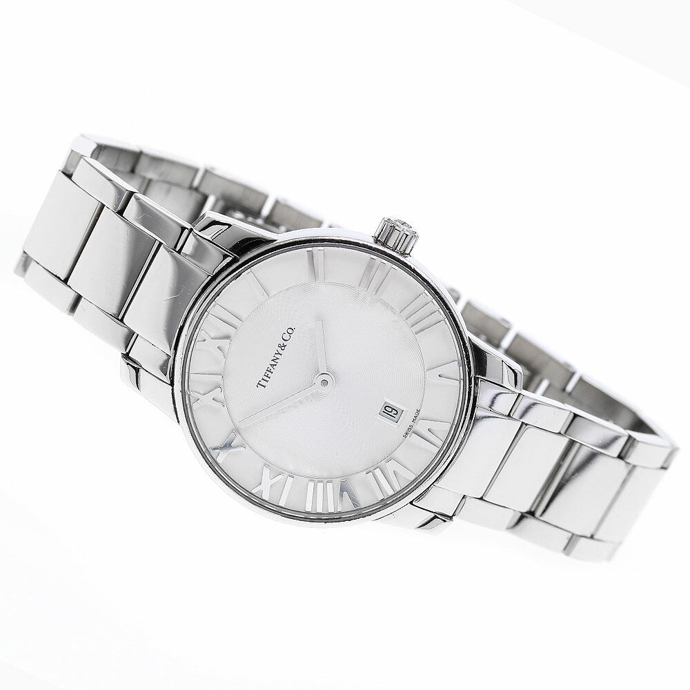 TIFFANY&Co. Atlas Dome Date Quartz Ladies Watch