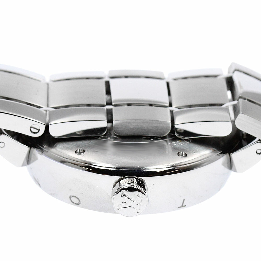 LOUIS VUITTON Q1112 Tambour Date Quartz Men's Watch