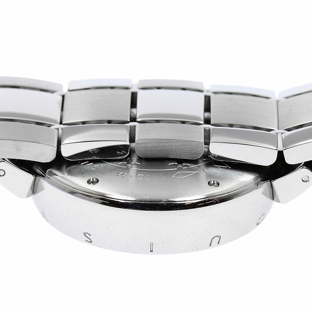 LOUIS VUITTON Q1112 Tambour Date Quartz Men's Watch