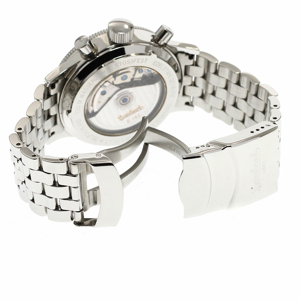 Hanhart 715.000B.00 Admiral Chronograph Automatic Men's Watch Excellent Condition with Box and Warranty.