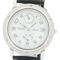 HERMES CL5.710 Clipper Power Reserve GMT Automatic Men's Watch with Warranty Card