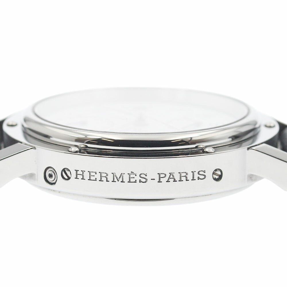 HERMES CL5.710 Clipper Power Reserve GMT Automatic Men's Watch with Warranty Card