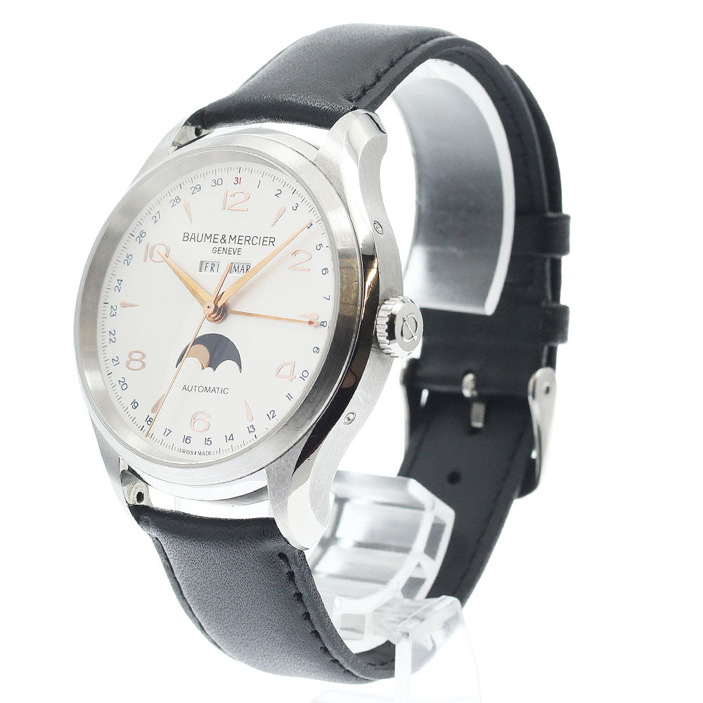 Baume & Mercier 65718 Clifton Moonphase Triple Calendar Automatic Men's Watch