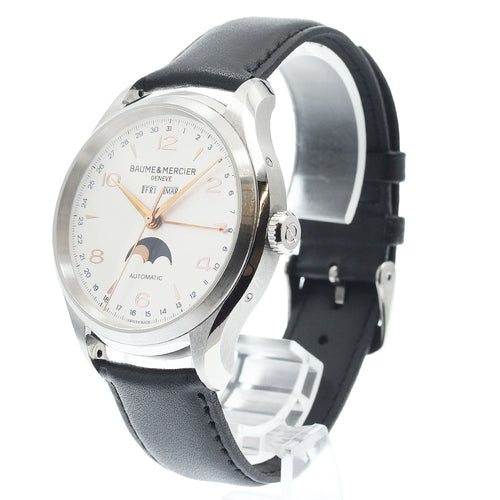 Baume & Mercier 65718 Clifton Moonphase Triple Calendar Automatic Men's Watch