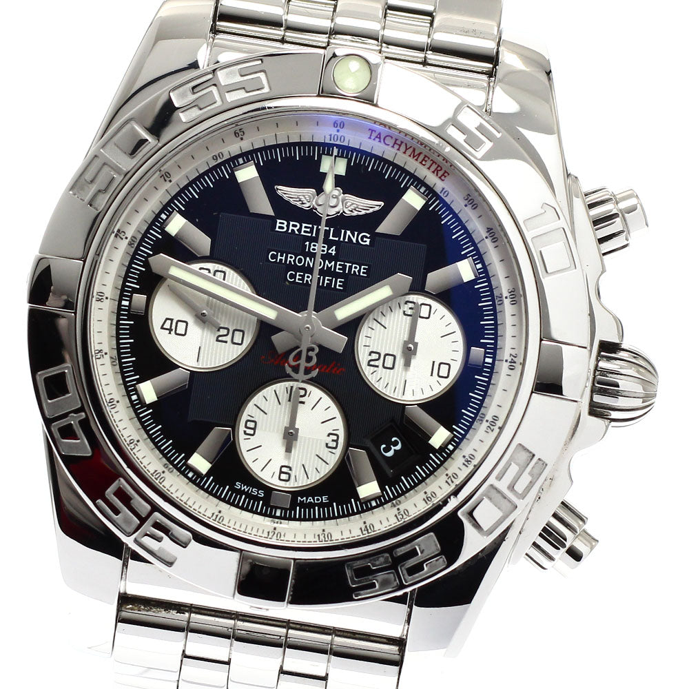 BREITLING AB0110 Chronomat 44 Chronograph Automatic Men's Watch Excellent Condition with Warranty.