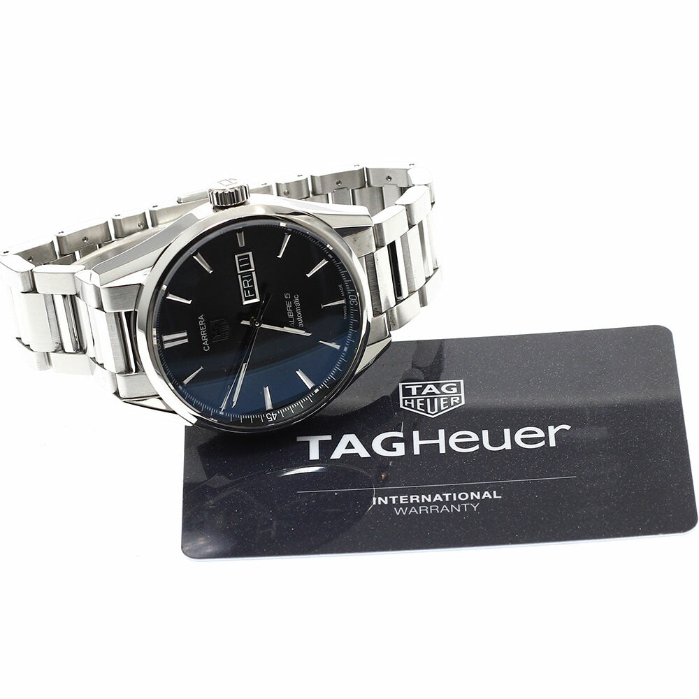TAG Heuer WAR201A-1 Carrera Caliber 5 Day-Date Automatic Men's Watch Excellent Condition with Warranty.