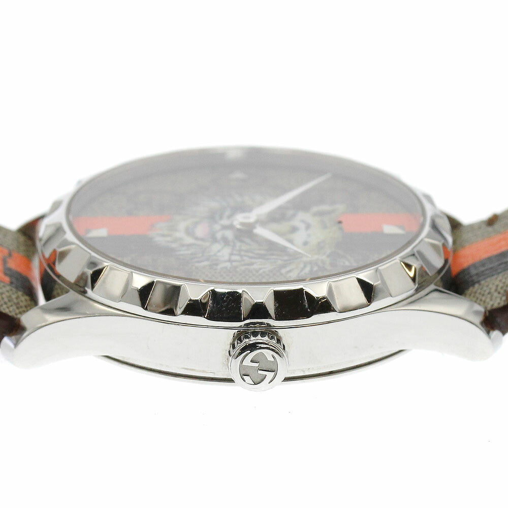GUCCI 126.4/YA1264186 G-Timeless Tiger Quartz Boys' Watch (Good Condition)