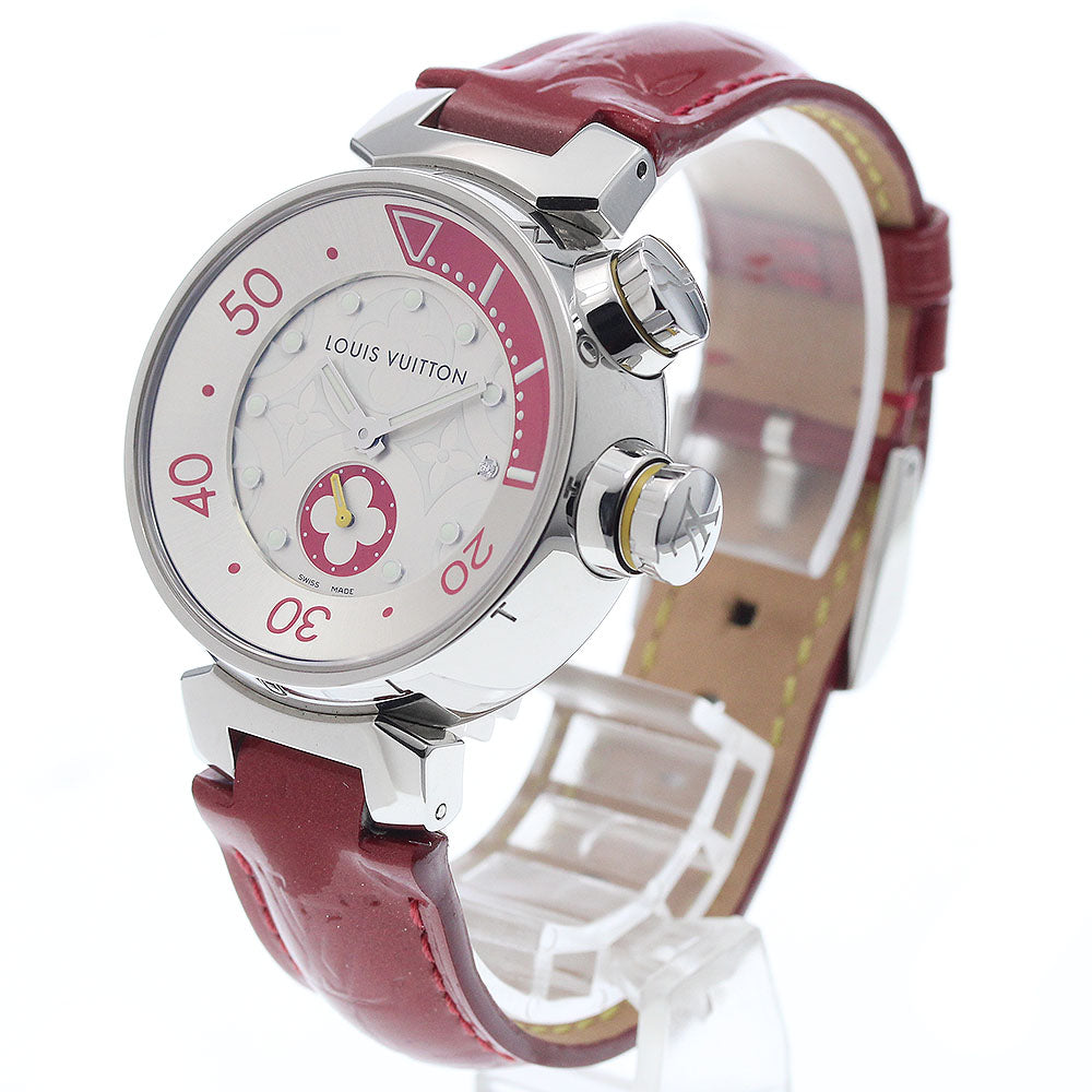 LOUIS VUITTON Q131V Tambour Diving Small Seconds Quartz Ladies Watch (Good Condition)