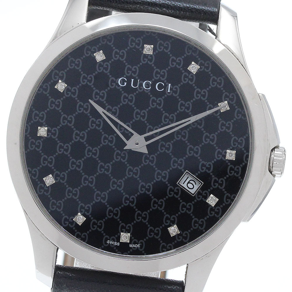 GUCCI 126.3/YA126305 G-Timeless Date Quartz Men's Watch