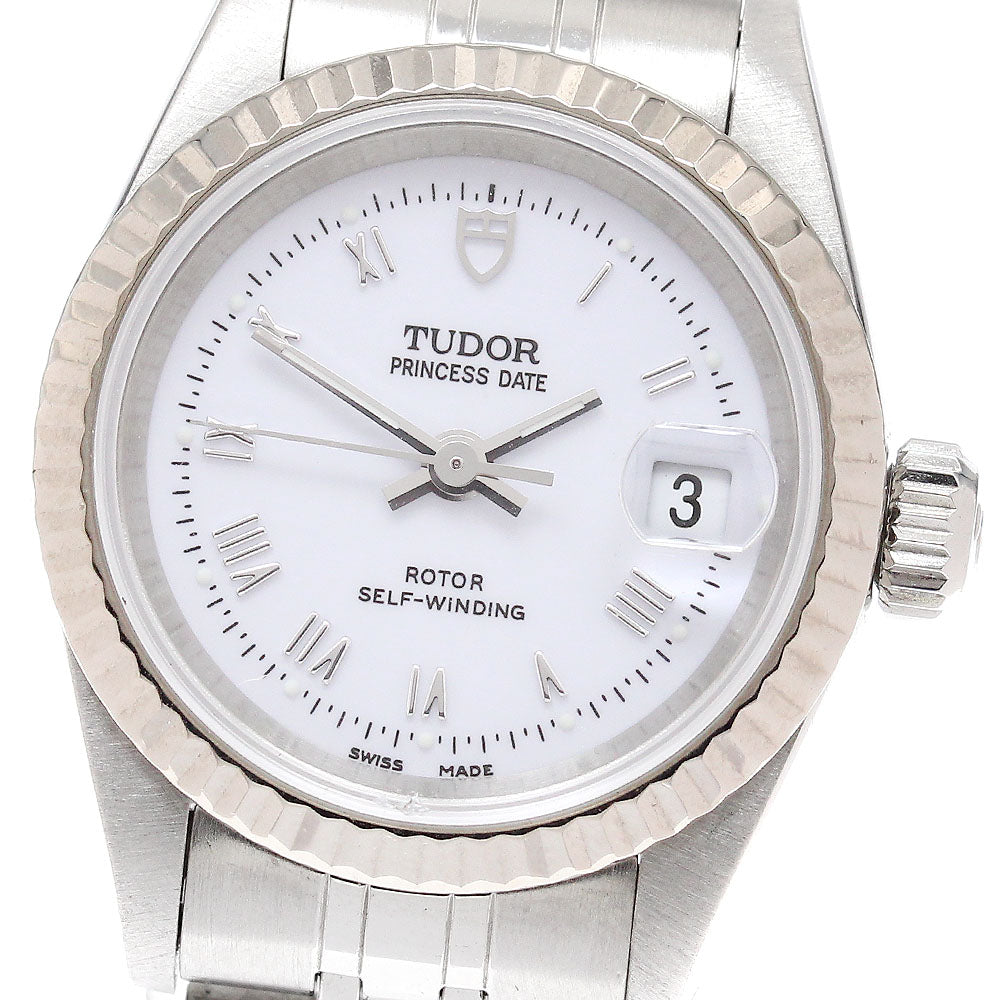 TUDOR 92414 Princess Date WG Bezel Date Automatic Ladies Watch