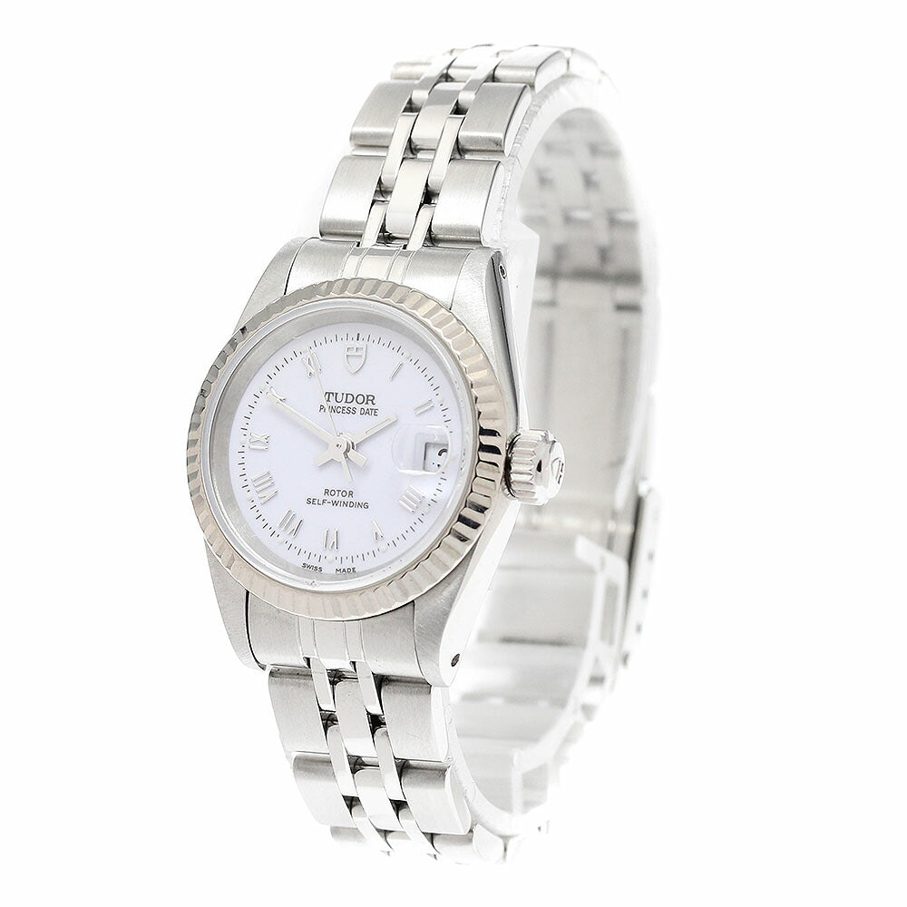 TUDOR 92414 Princess Date WG Bezel Date Automatic Ladies Watch