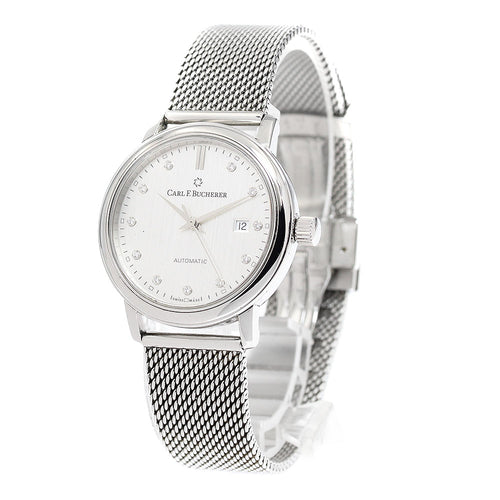 CARL F.BUCHERER 10320.08 Adamavi Date 11P Diamond Automatic Boys' Watch