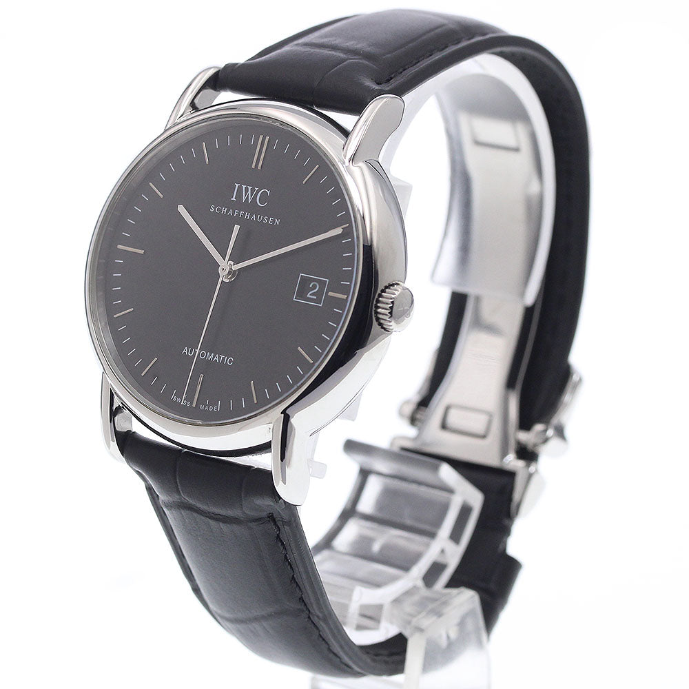IWC SCHAFFHAUSEN IW353313 Portofino Date Automatic Men's Watch - Excellent Condition