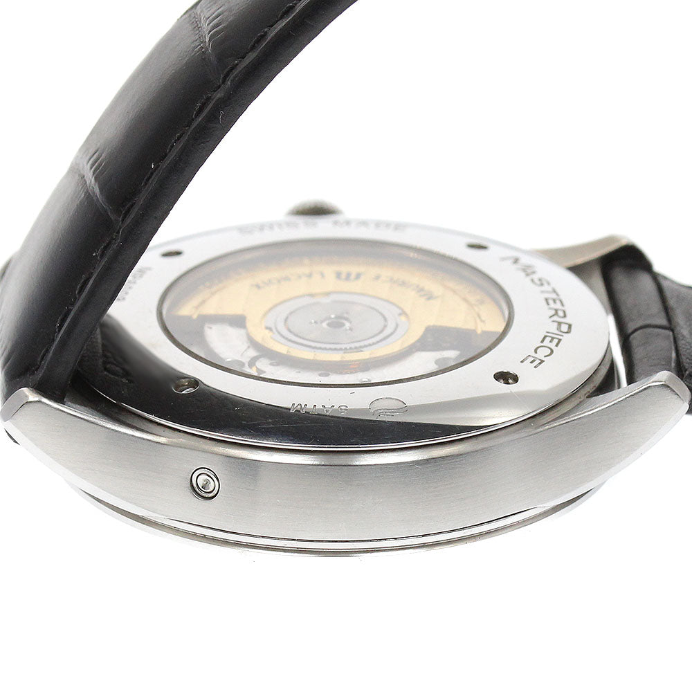 MAURICE LACROIX MP6008-SS001-110 Masterpiece Worldtimer GMT Automatic Men's Watch (Good Condition)