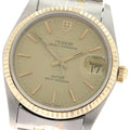TUDOR 74033 Prince Oysterdate YG Bezel Automatic Men's Watch
