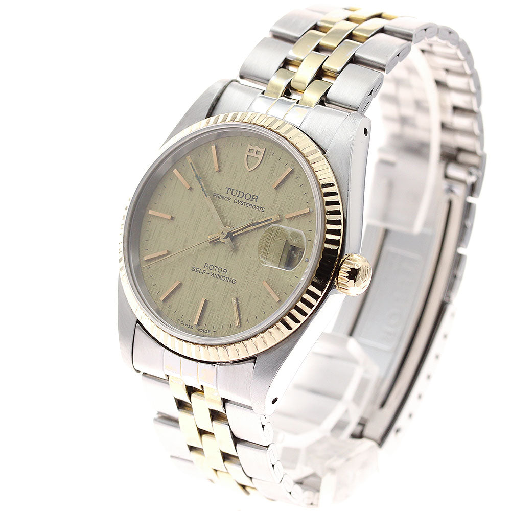 TUDOR 74033 Prince Oysterdate YG Bezel Automatic Men's Watch