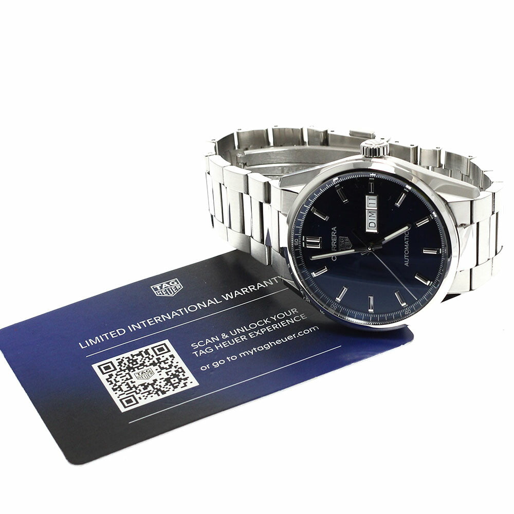 TAG Heuer WBN2012.BA0640 Carrera Calibre 5 Day-Date Automatic Men's Watch Excellent Condition with Warranty.