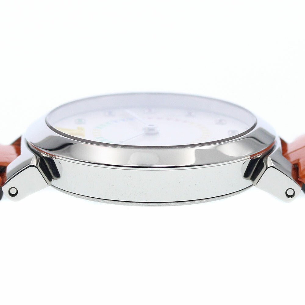 LOUIS VUITTON QA158 Tambour Slim PM 11P Multi-Stone Quartz Women's Watch (Good Condition)
