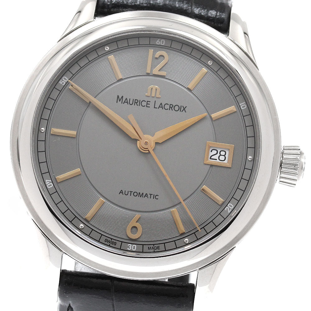 MAURICE LACROIX LC6027-SS001-321 Les Classiques Date Automatic Men's Watch Excellent Condition