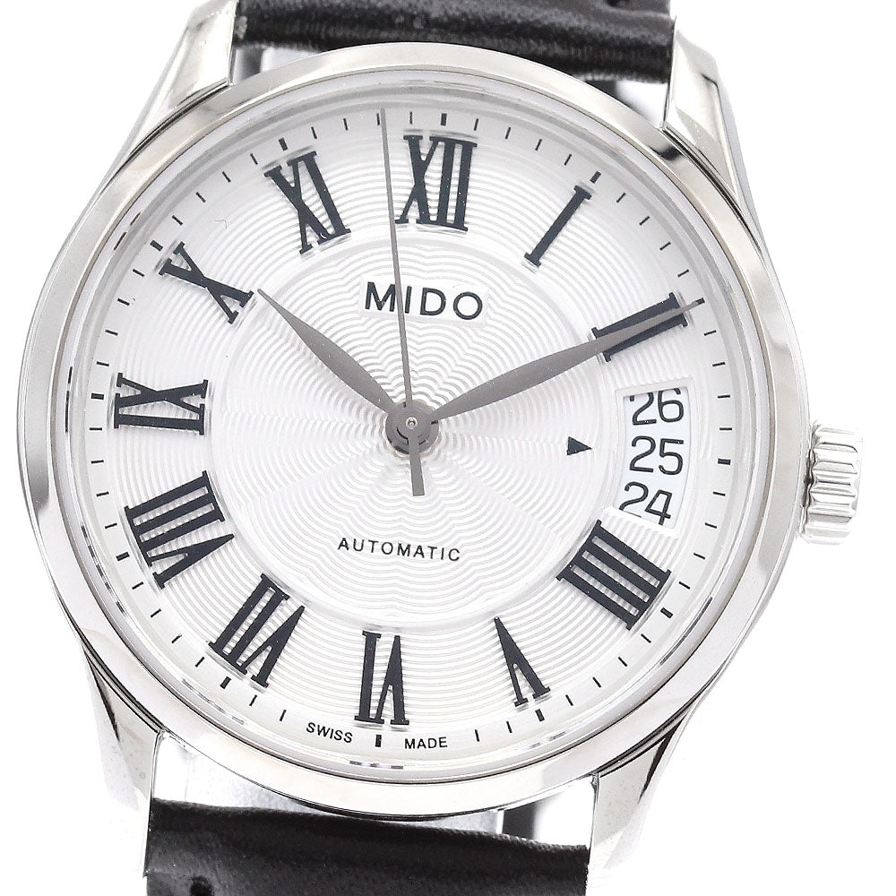 MIDO M024207A Belluna Date Automatic Boys' Watch Excellent Condition