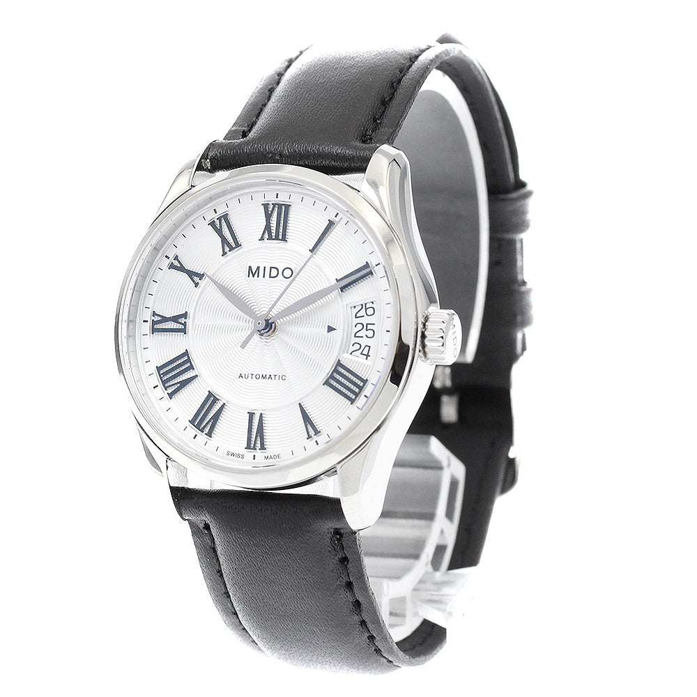 MIDO M024207A Belluna Date Automatic Boys' Watch Excellent Condition
