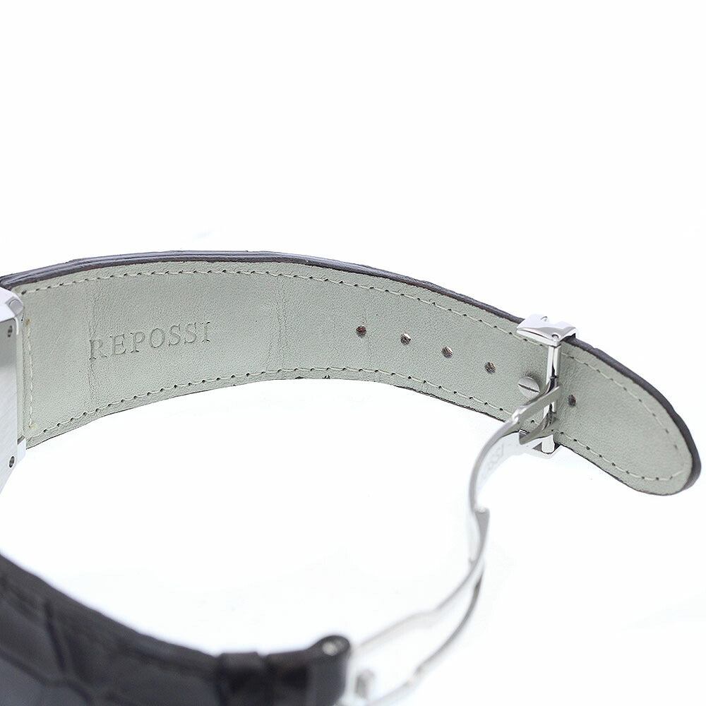 REPOSSI R8 Contemporary Series Date Quartz Men's Watch Excellent Condition with Box