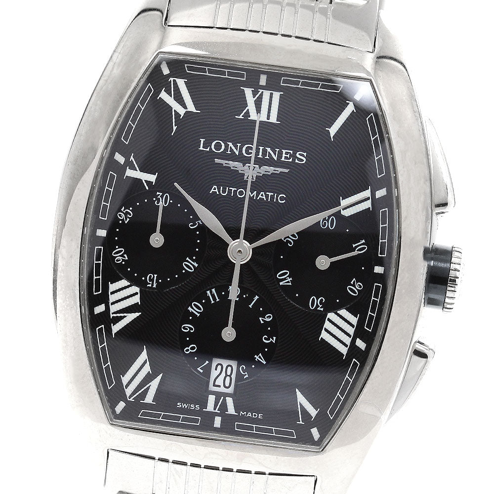 LONGINES L2.643.4 Evidenza Chronograph Date Automatic Men's Watch Excellent Condition with Warranty Card