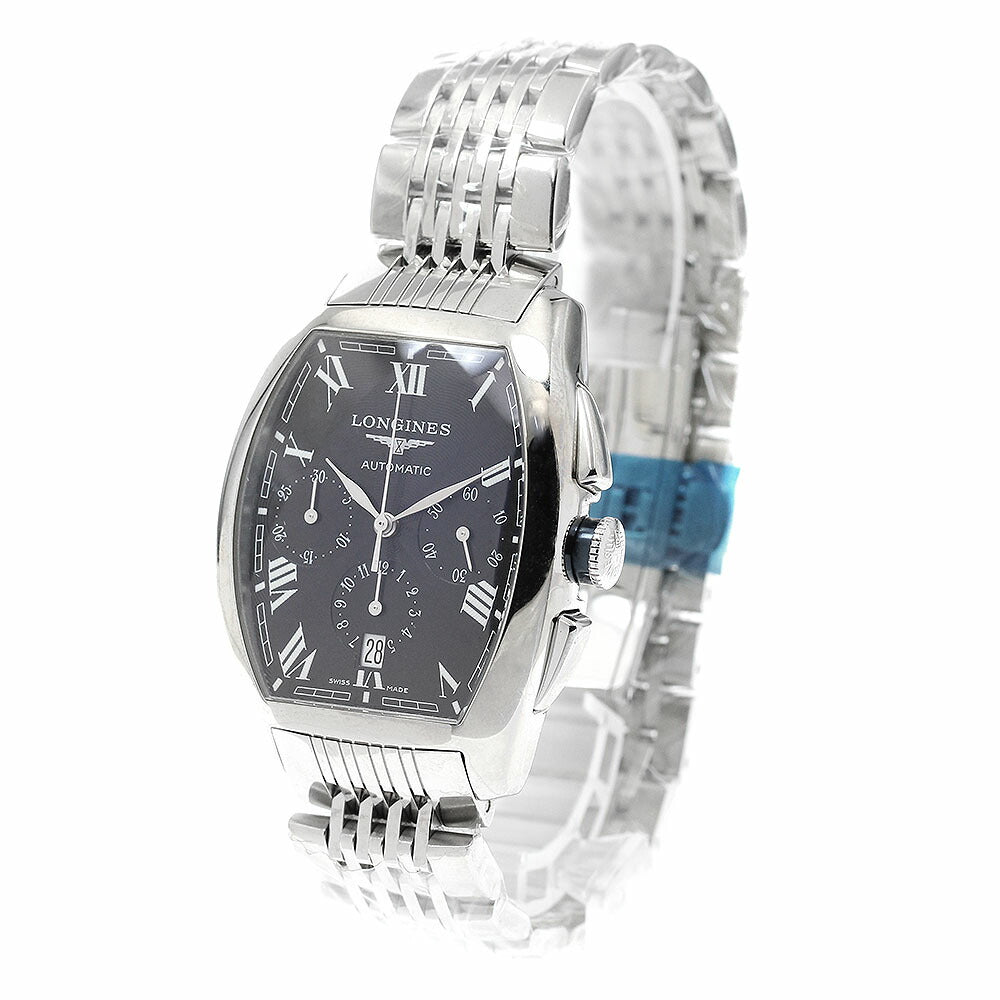 LONGINES L2.643.4 Evidenza Chronograph Date Automatic Men's Watch Excellent Condition with Warranty Card