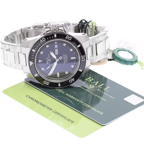 BALLWATCH DM2218B-SCJ-BK Engineer Hydrocarbon Original Day-Date Automatic Men's Watch Unused with Warranty.