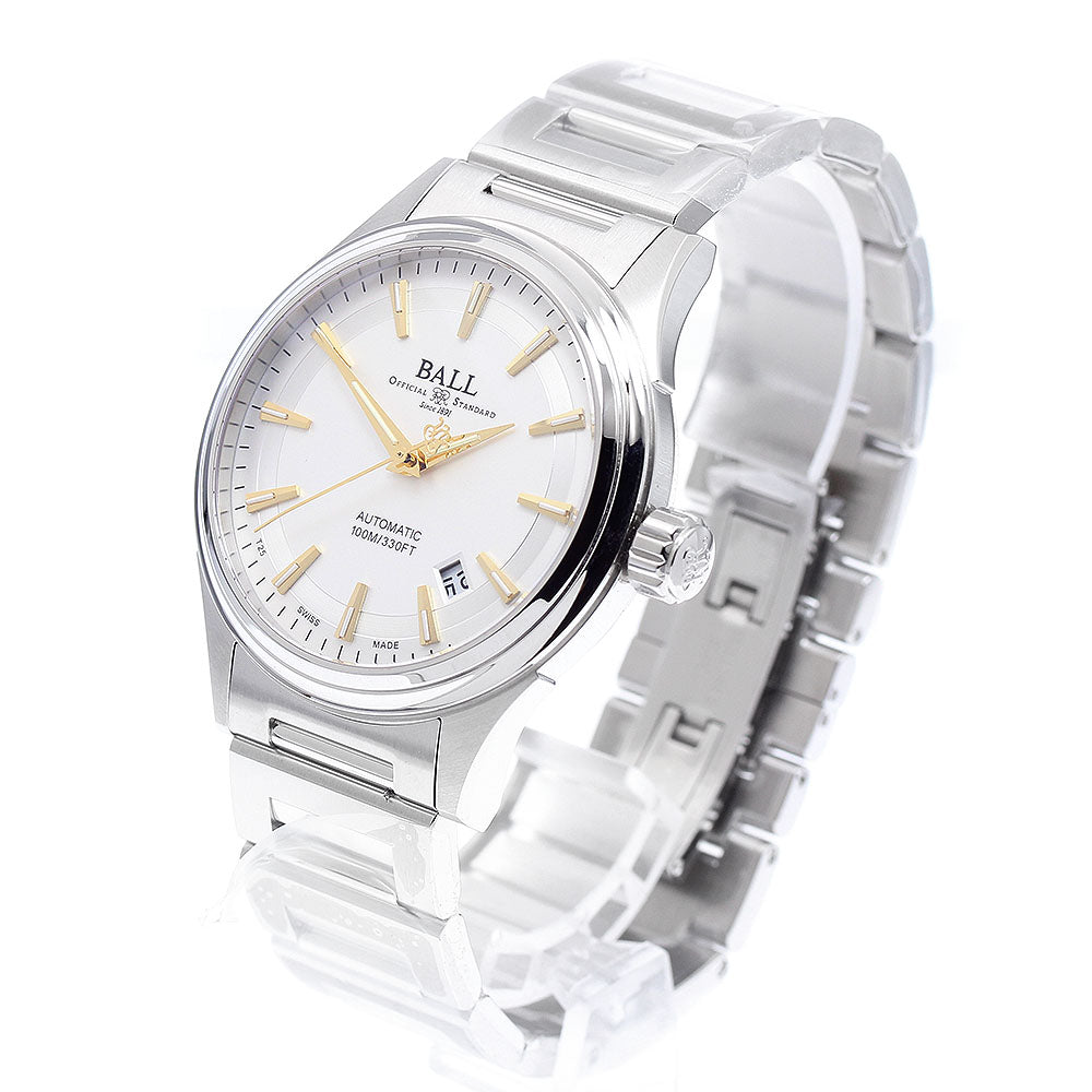 BALLWATCH NM2098C-S25J-SL Fireman Victory Date Automatic Men's Watch Unused with Inner Box and Warranty Card.